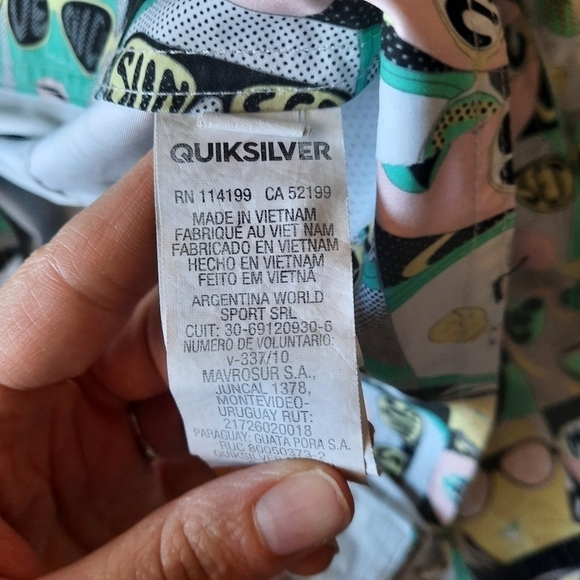 Quicksilver Michael Leon Arkitip Swim Shorts 34 - Picture 6 of 6